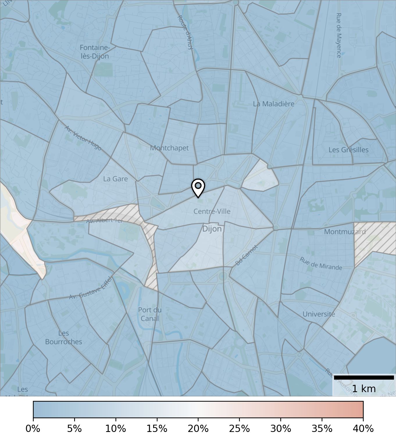 Heatmap - Résidences secondaires