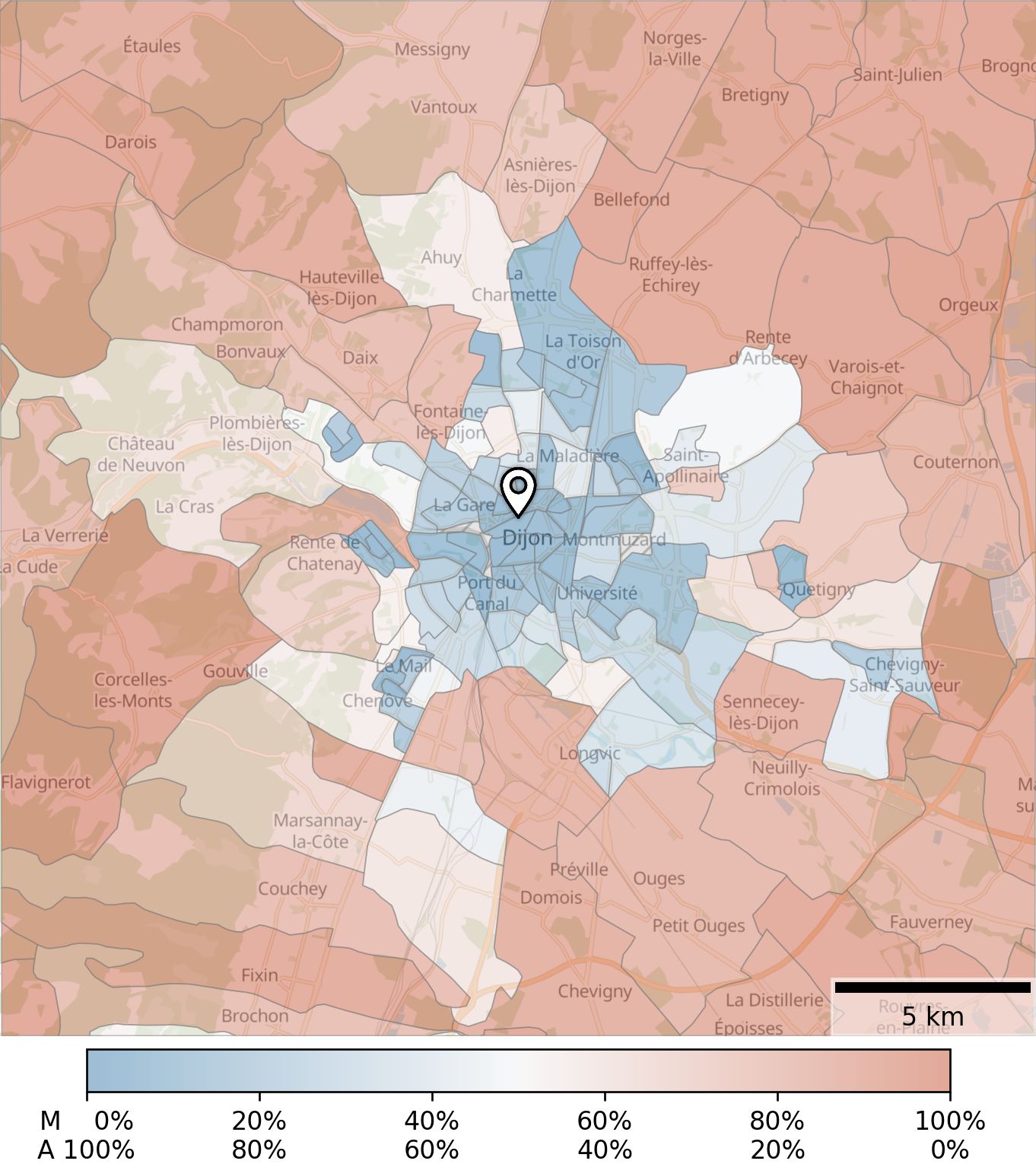 Heatmap - Types de logement